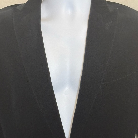 B-272 Men’s Banana Republic Black Lined Blazer‎ Suit Jacket Size 42R - Picture 5 of 16